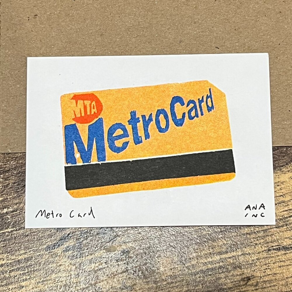 NYC "Metro Card" - Inciardi Vending Machine Print - Tiktok Viral!